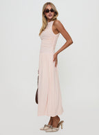 Women's Reveur Ruched Maxi Dress Pink — Dress