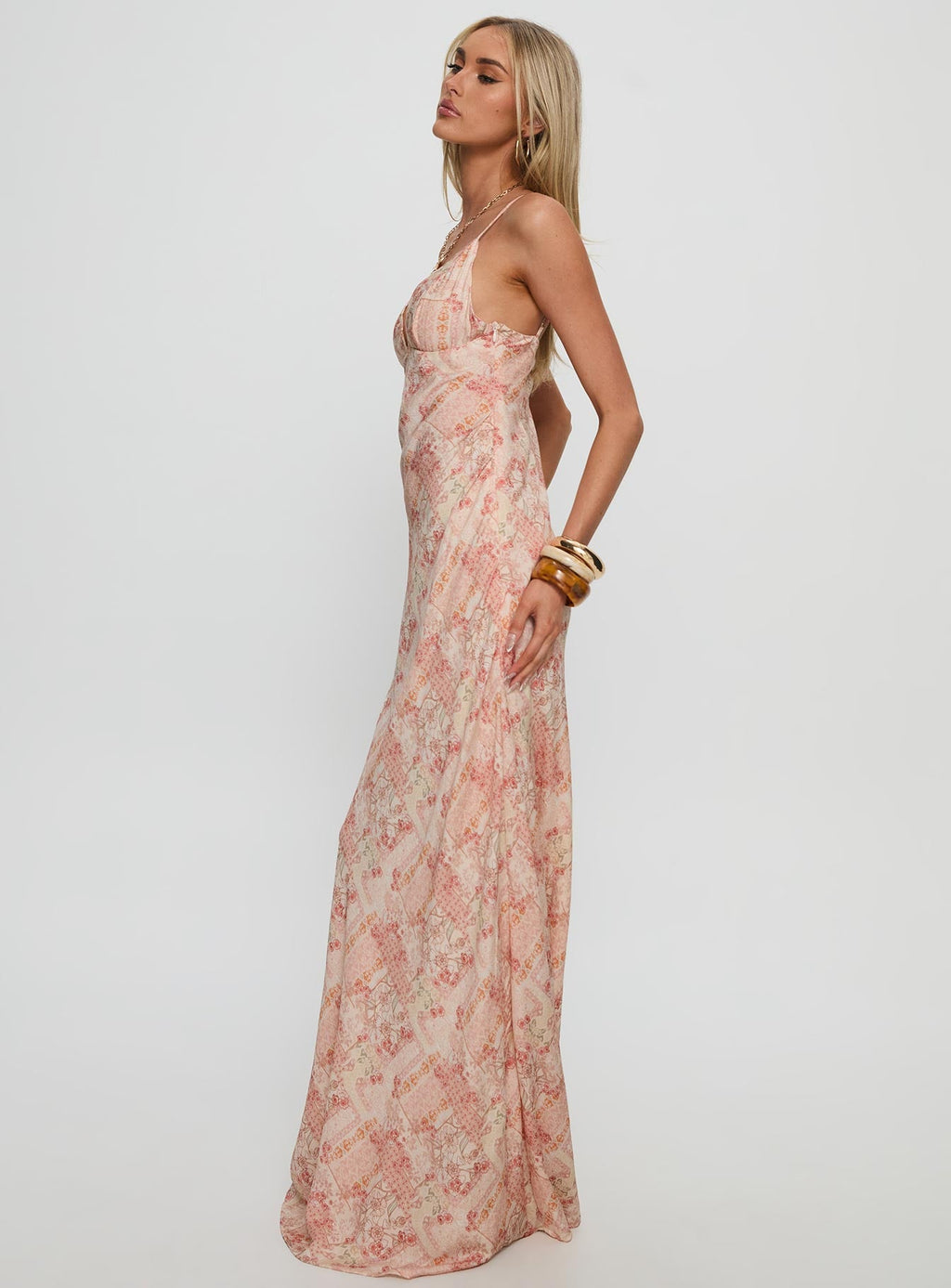 Women's Magnolias Splice Maxi Dress Vintage Multi — Dress