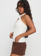 Women's Quell Lace Top White