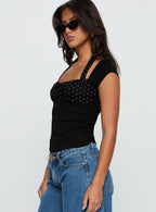 Women's Emberglow Top Black / Polka
