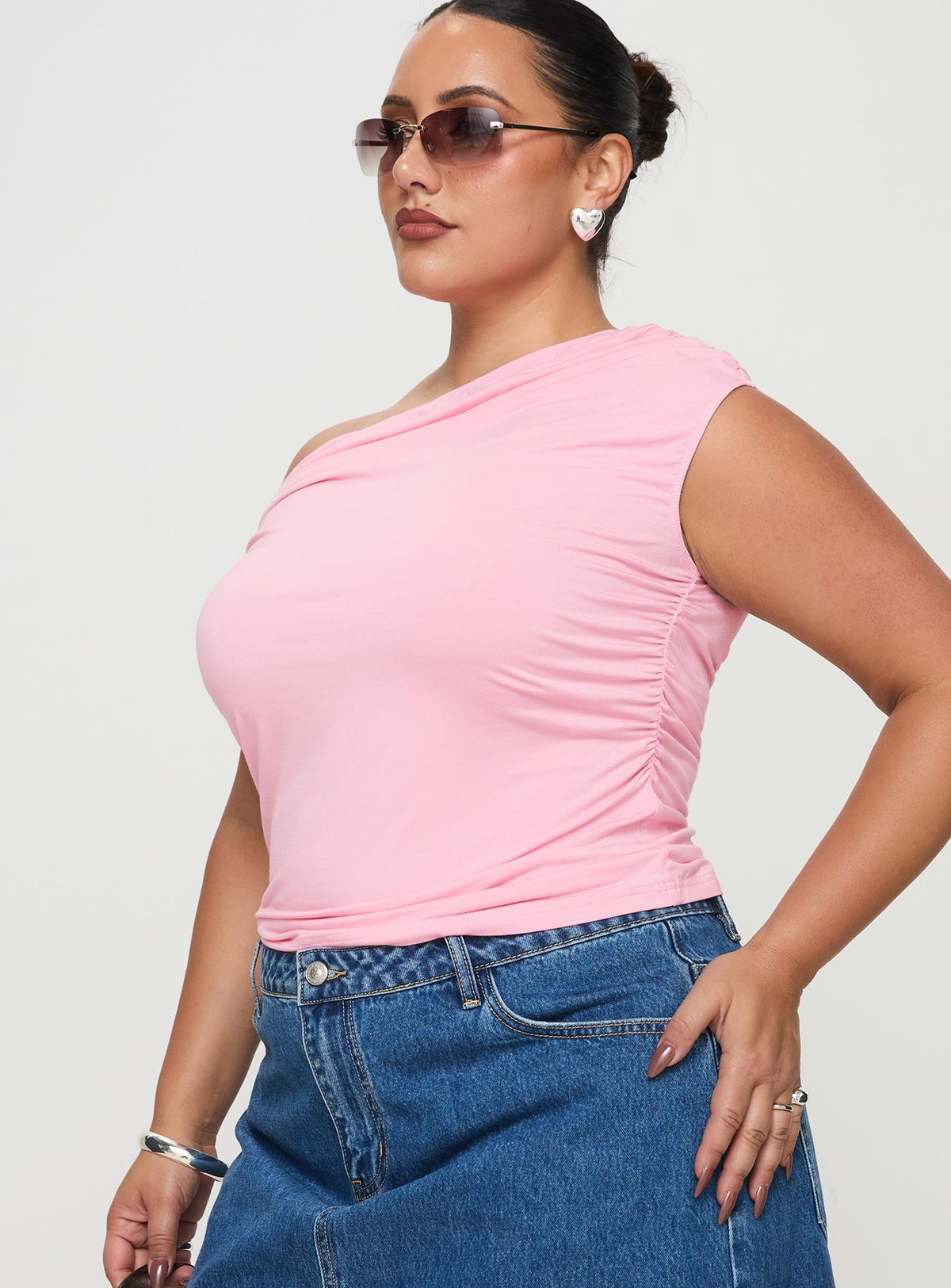 Women's Beller Top Pink Curve