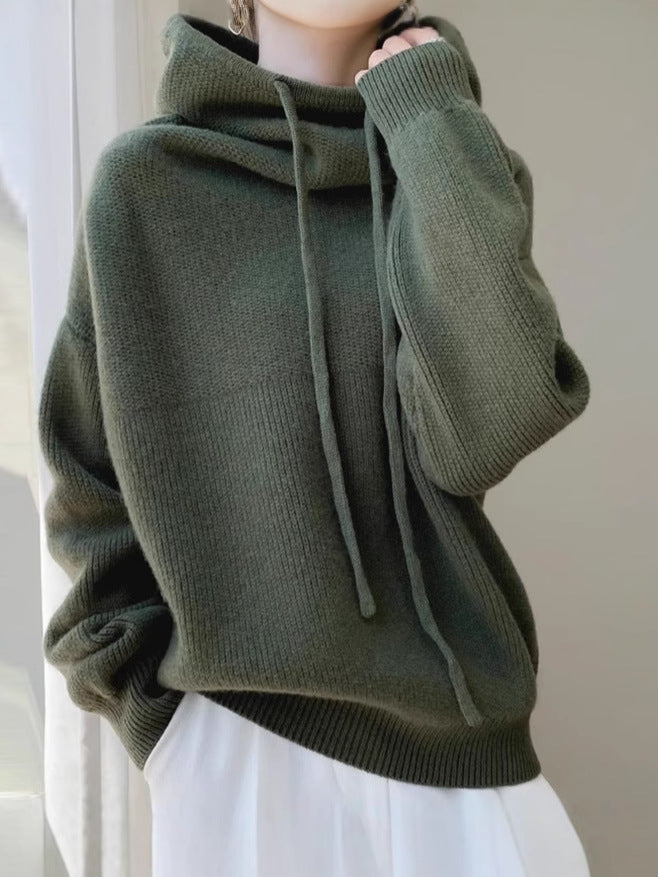 Women's Relaxed High-Neck Sweater