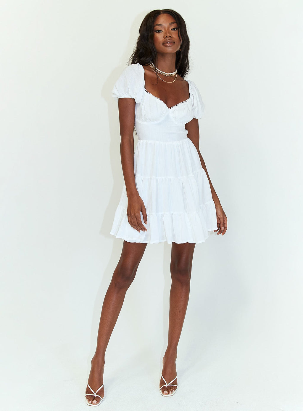 Women's Danny Mini Dress White — Dress