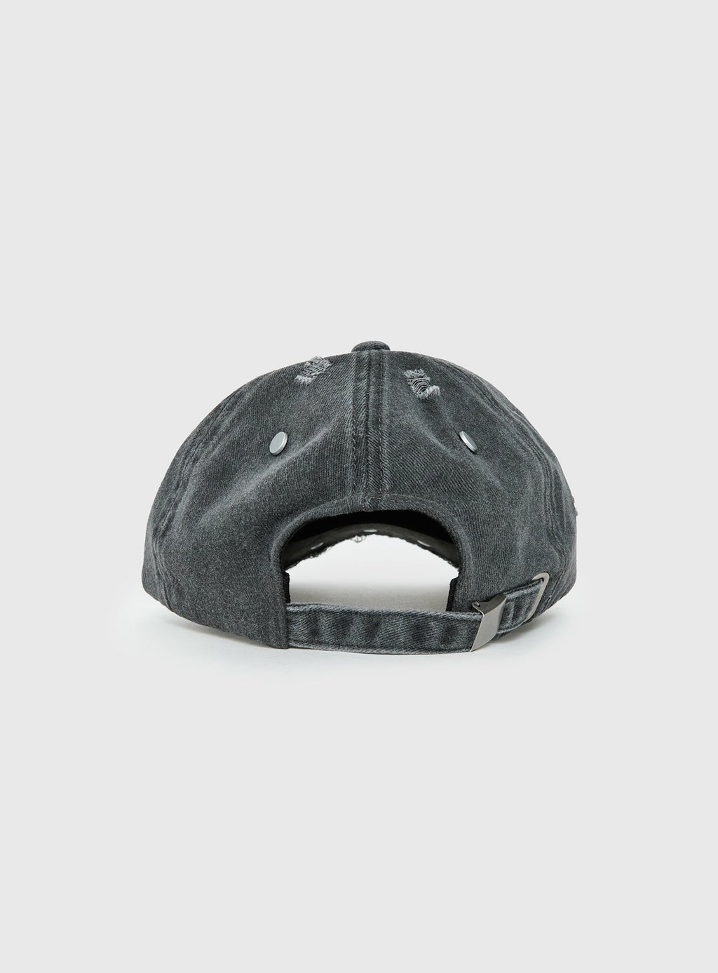 Night Shift Distressed Stud Cap Black — Hat