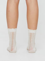 Women's Kylese Socks Cream