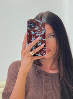 Entrancing iPhone Case Blue / Red — Tech Accessories
