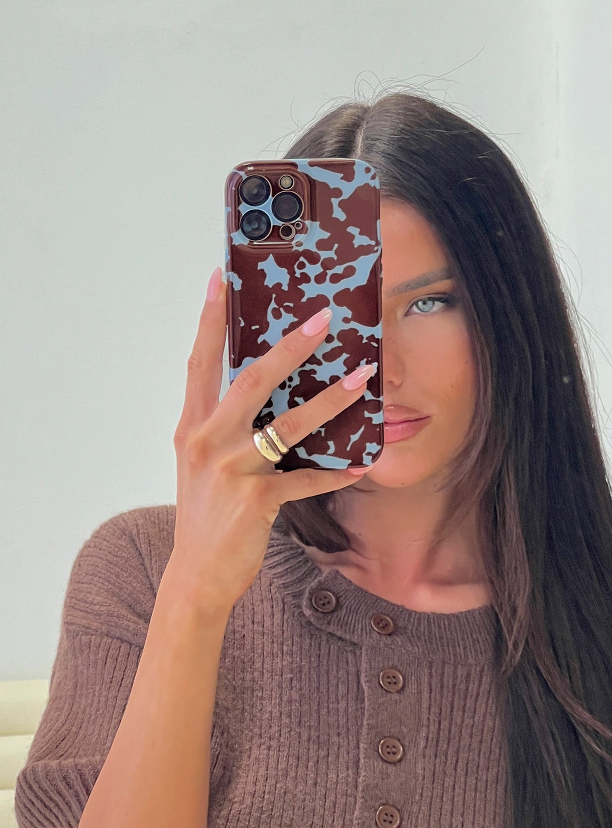 Entrancing iPhone Case Blue / Red — Tech Accessories