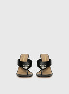 Women's Gifted Thong Heels Black