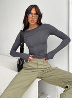 Women's Arnim Long Sleeve Top Grey