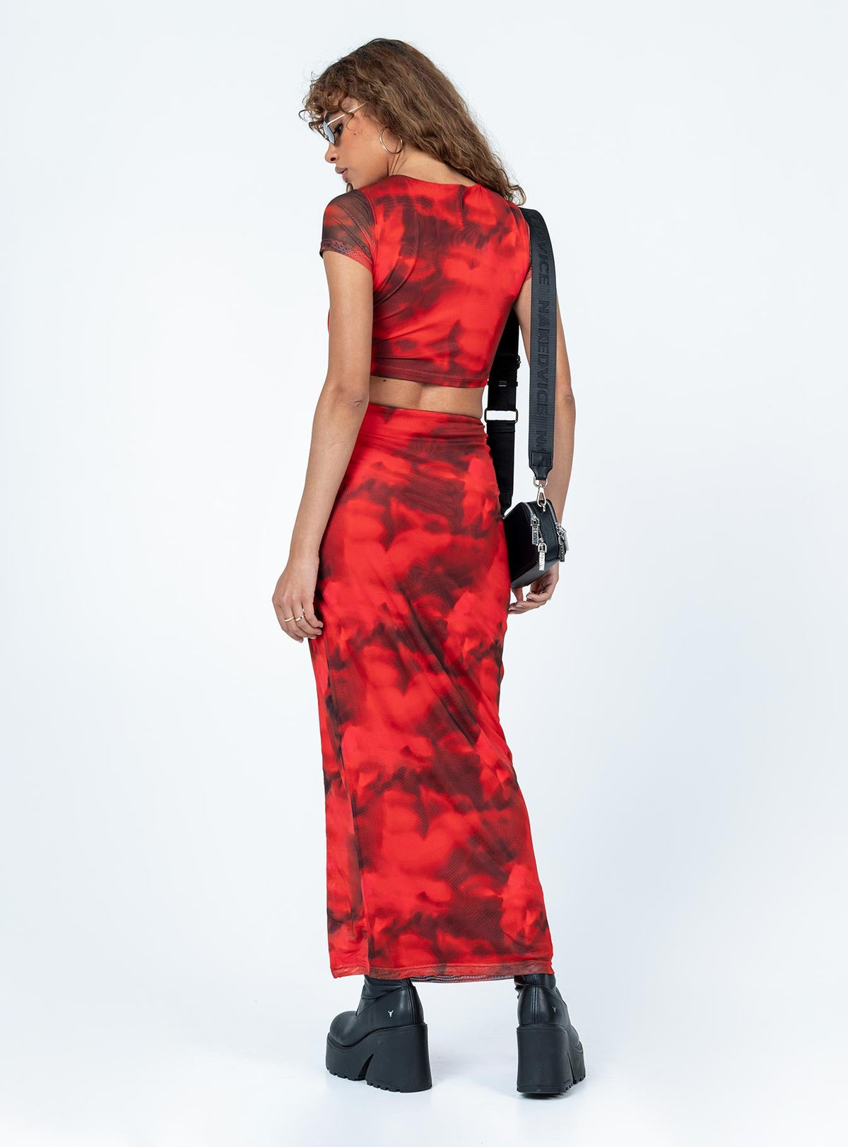 Women's Rosie Mesh Set Red Multi