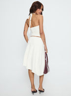 Women's Mixed Media Set Off White