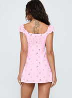 Women's Freija Mini Dress Pink Multi — Dress