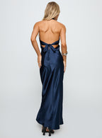 Women's Rosaminta Halter Maxi Dress Cobalt Blue — Dress