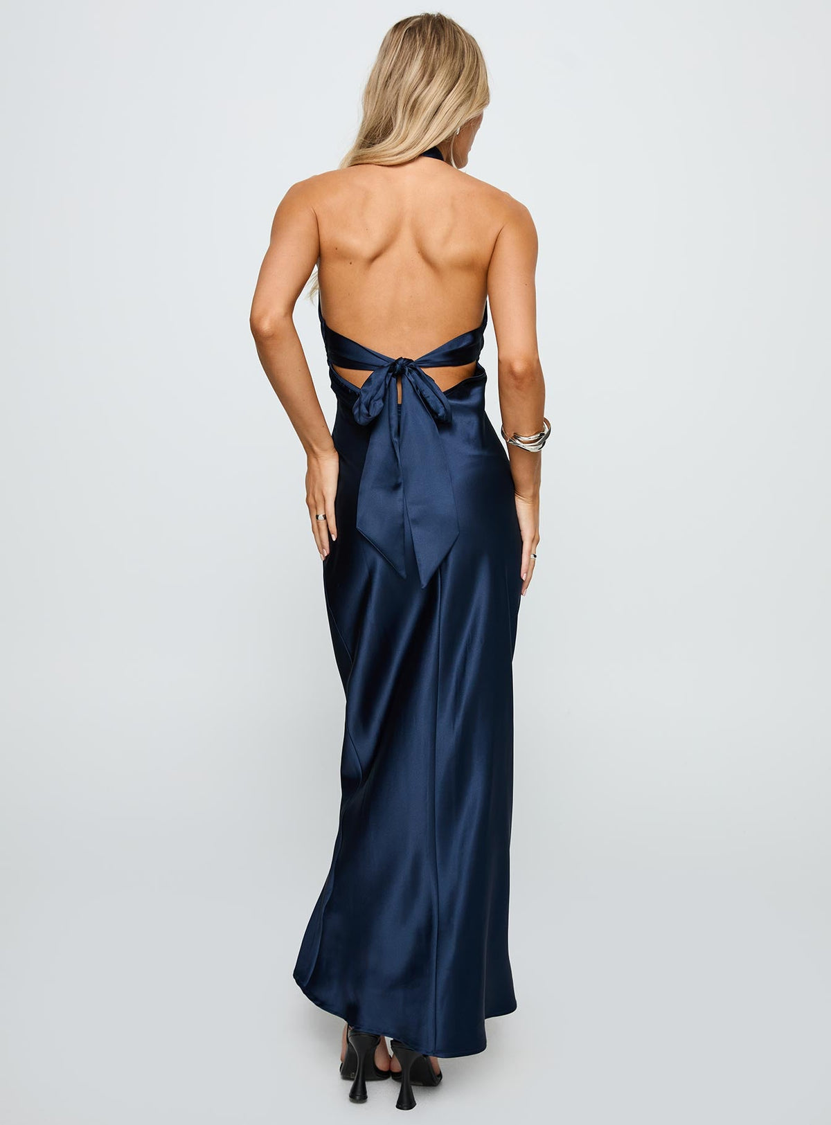 Women's Rosaminta Halter Maxi Dress Cobalt Blue — Dress
