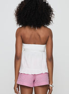 Women's Be Your Girl Strapless Top White