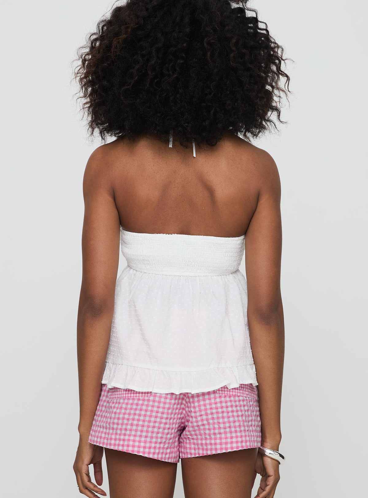 Women's Be Your Girl Strapless Top White