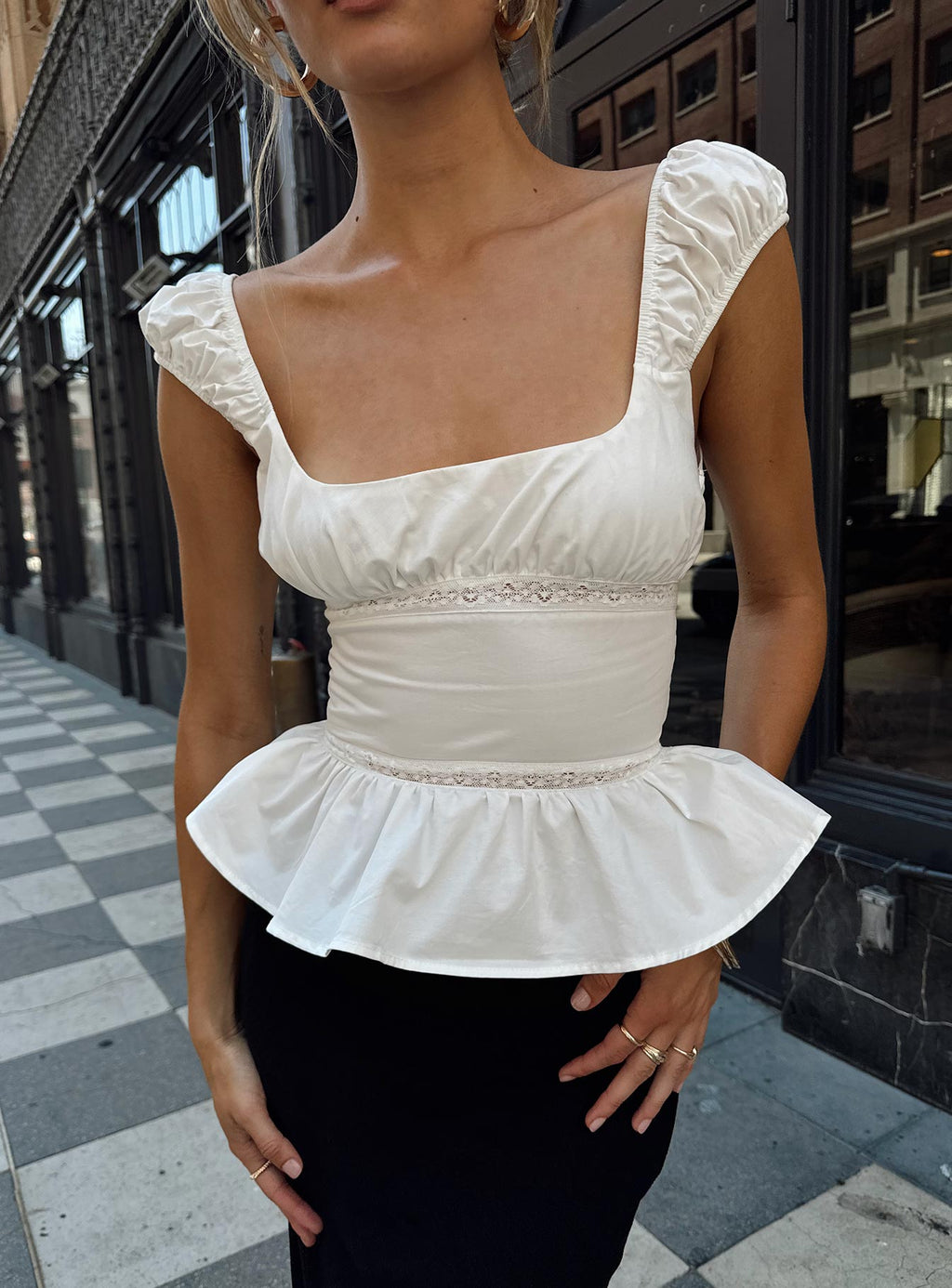 Women's Somi Top White