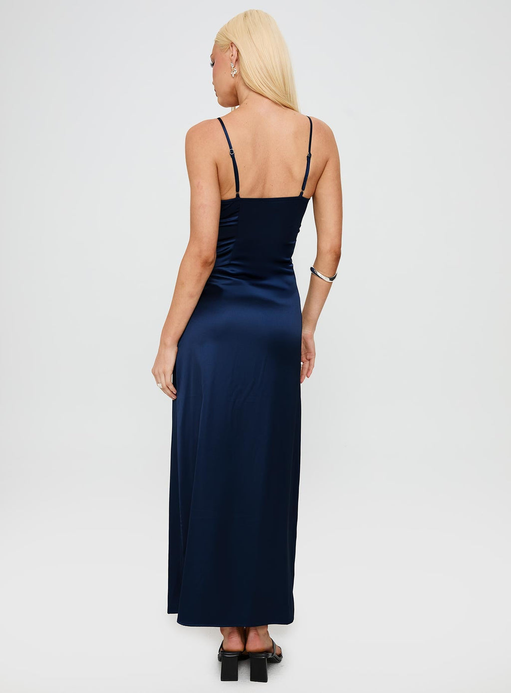 Women's Better Than Words Lace Maxi Dress Navy — Dress