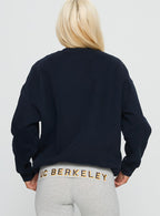 Women's UC Berkeley Offside Crewneck Sweatshirt Navy — Sweater