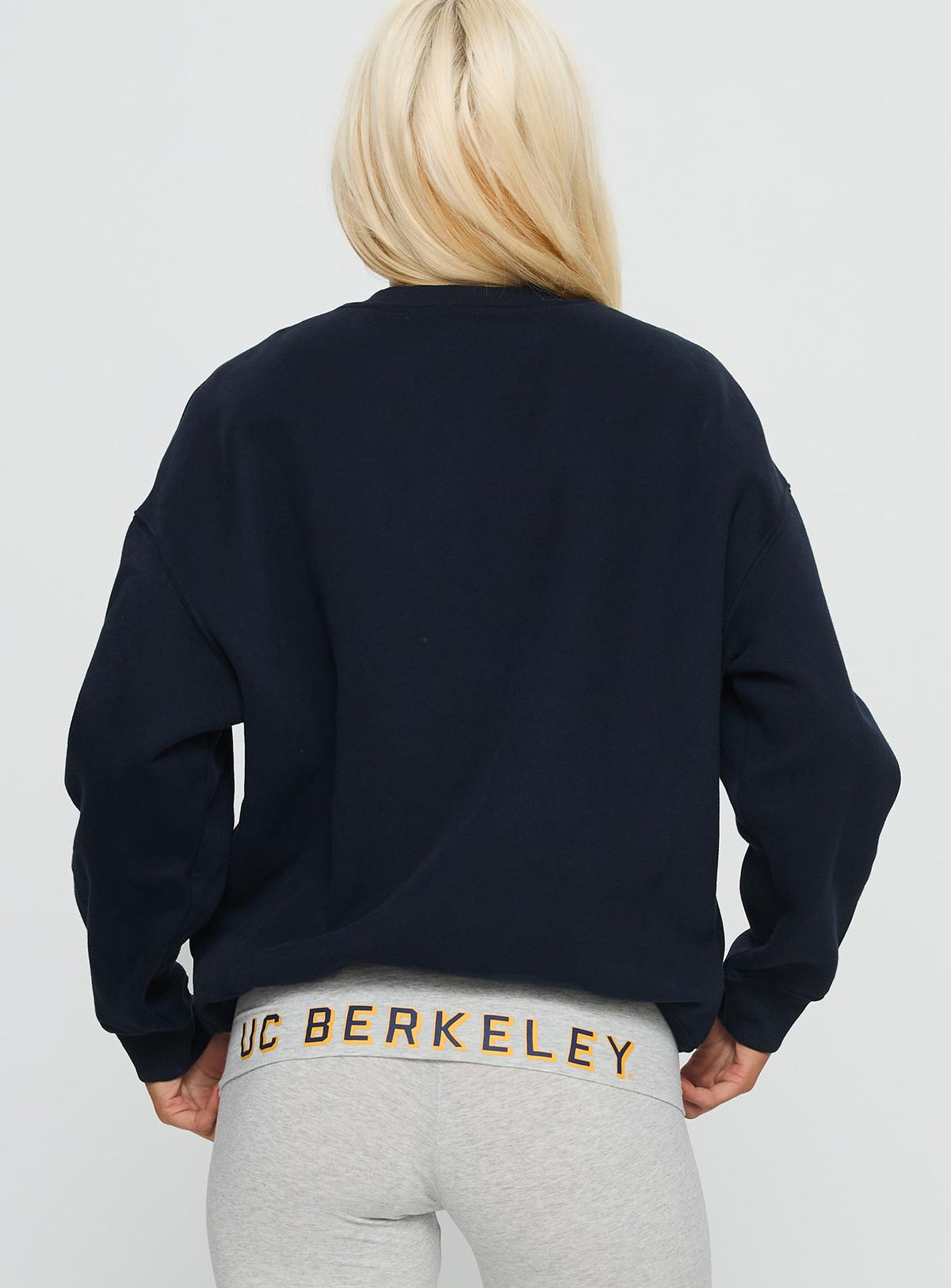 Women's UC Berkeley Offside Crewneck Sweatshirt Navy — Sweater