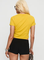 Women's Your Favourite Ex Graphic Top Yellow