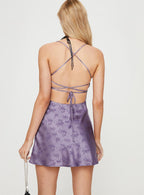 Women's Celena Mini Dress Purple — Dress