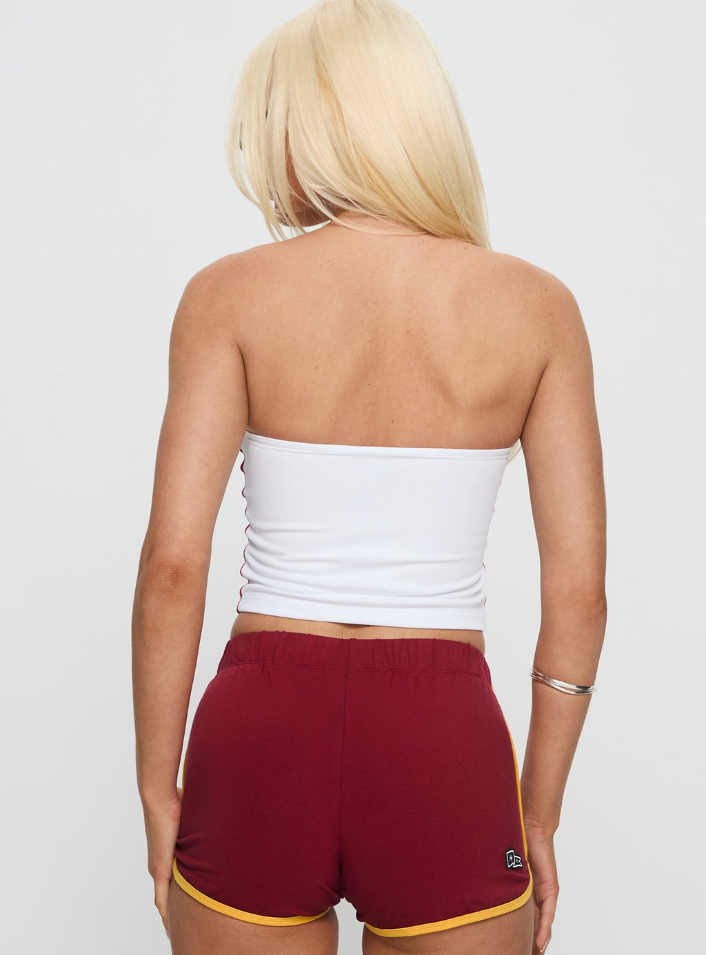 Women's USC Jersey Tube Top White