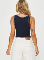 Women's Casado Top Navy