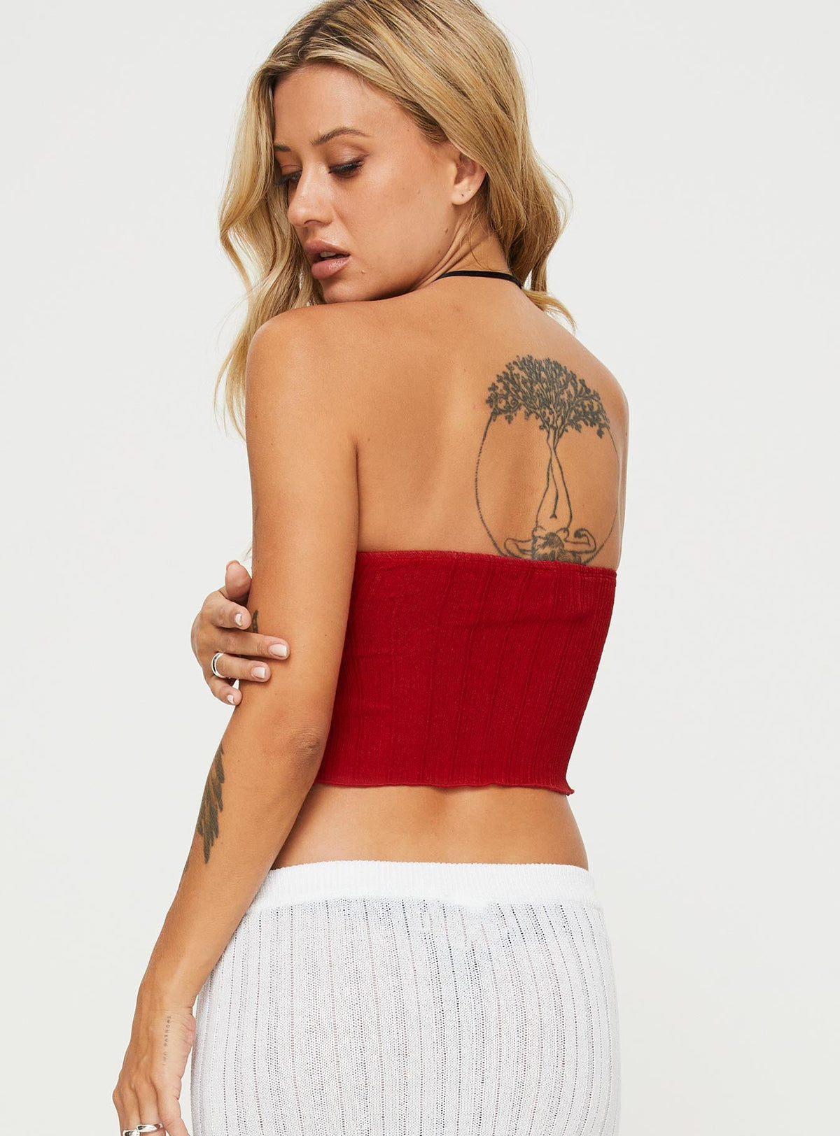 Women's Mani Top Red