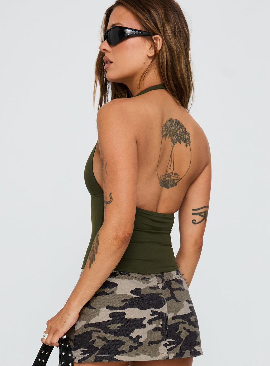 Women's Impress Me Halter Top Green