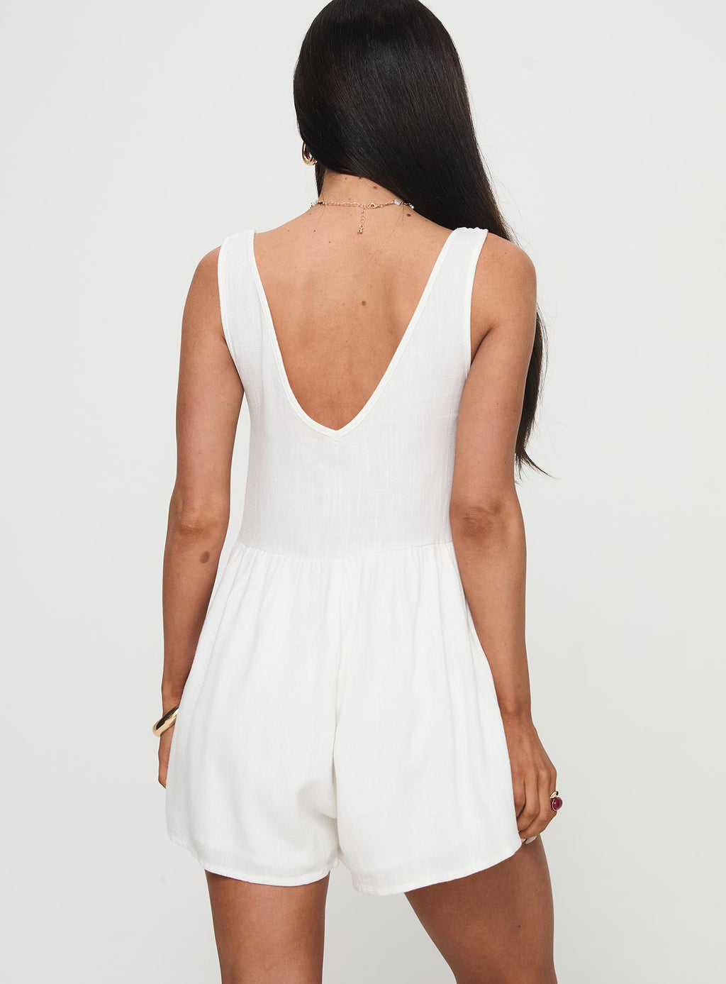 Women's Mackellar Romper White