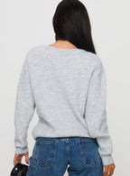 Women's Abrams Rib Knit Crew Sweater Grey Marle