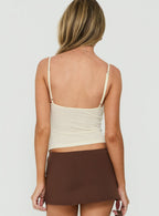 Women's Edalie Layered Bralette Top Butter Yellow