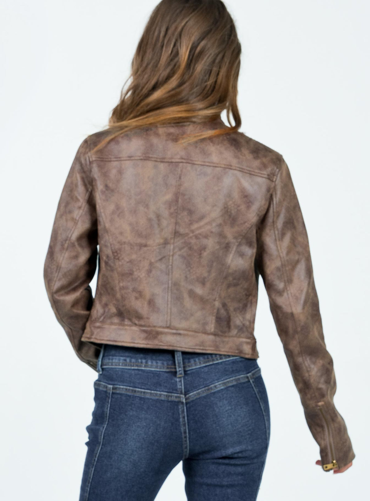 Women's Bella Moto Jacket Chocolate