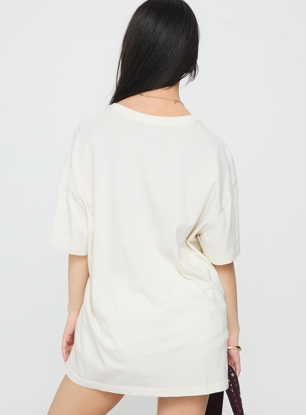 Women's Hawaii Locale Oversized Graphic Tee Marshmellow