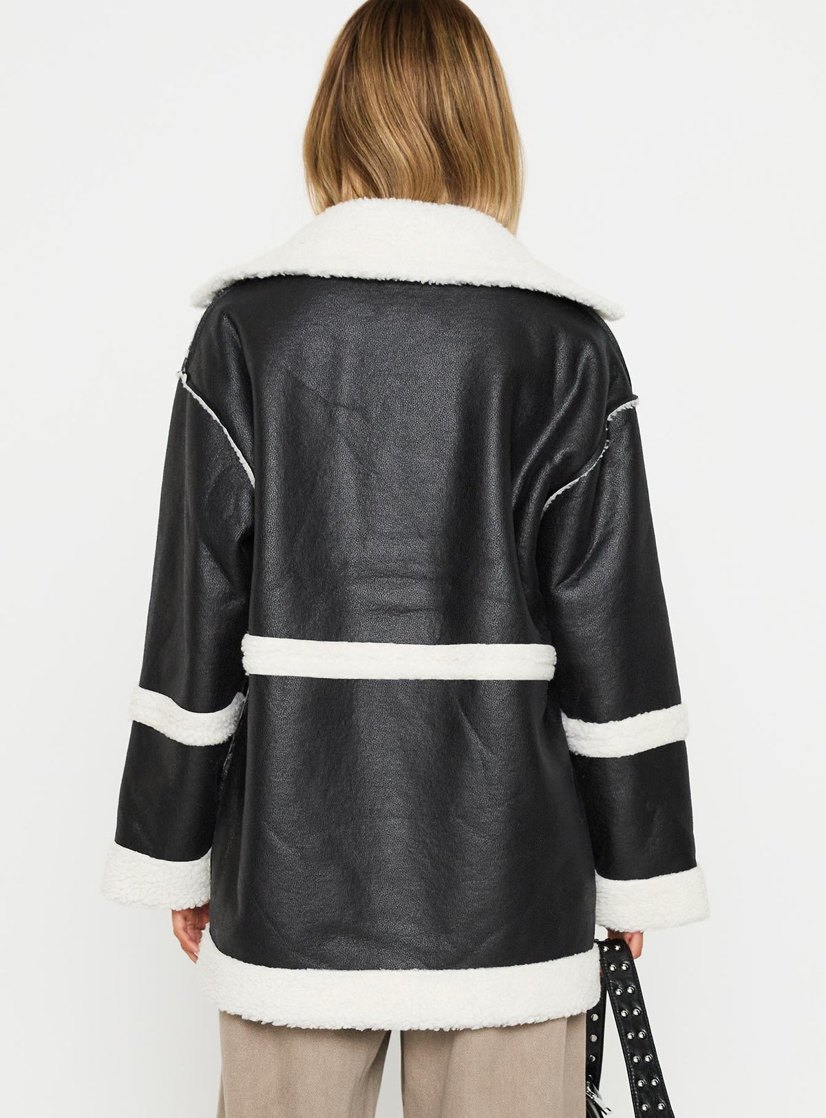Women's Lexie Faux Leather Jacket Black