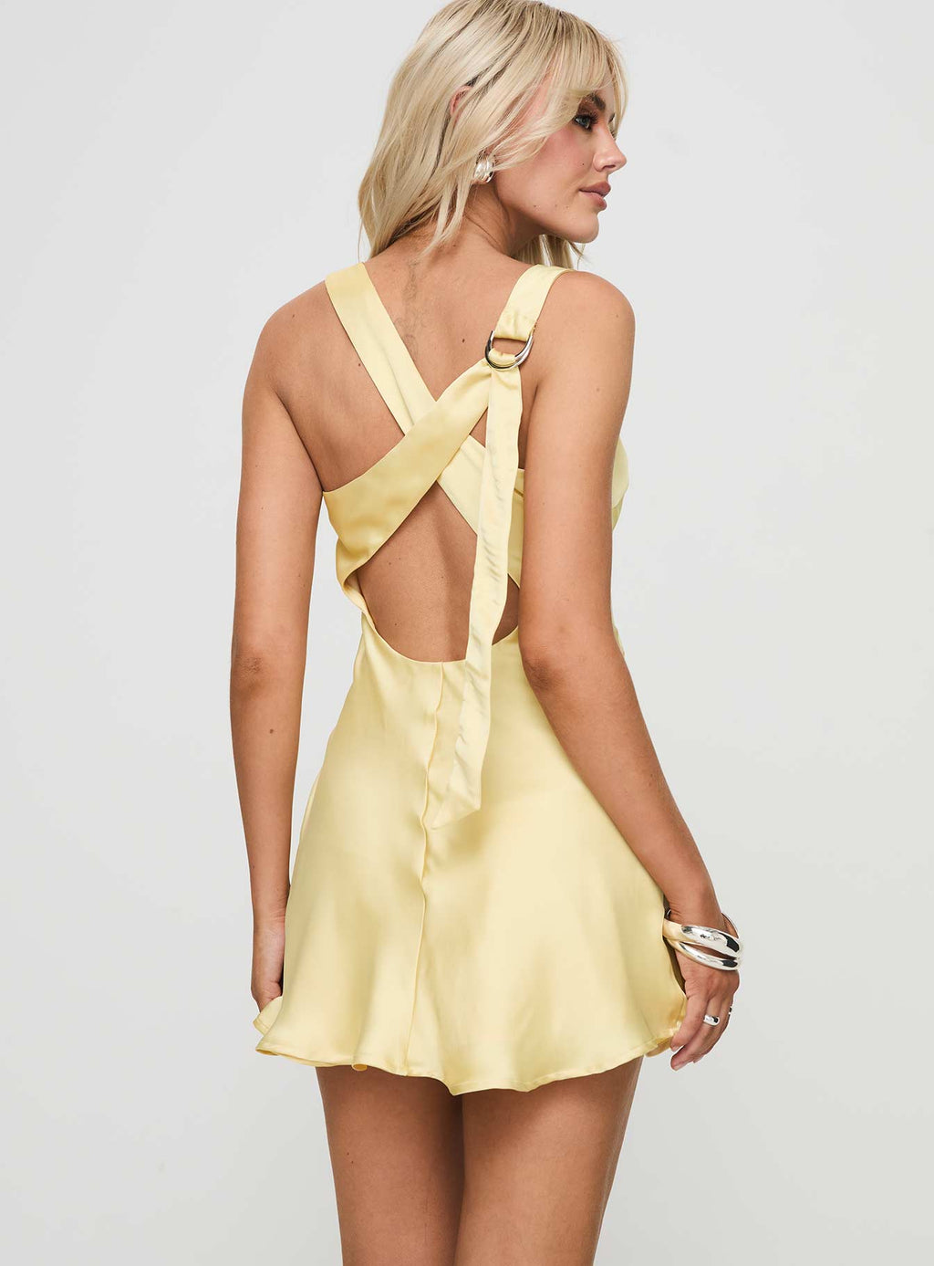Women's Sama Mini Dress Yellow — Dress