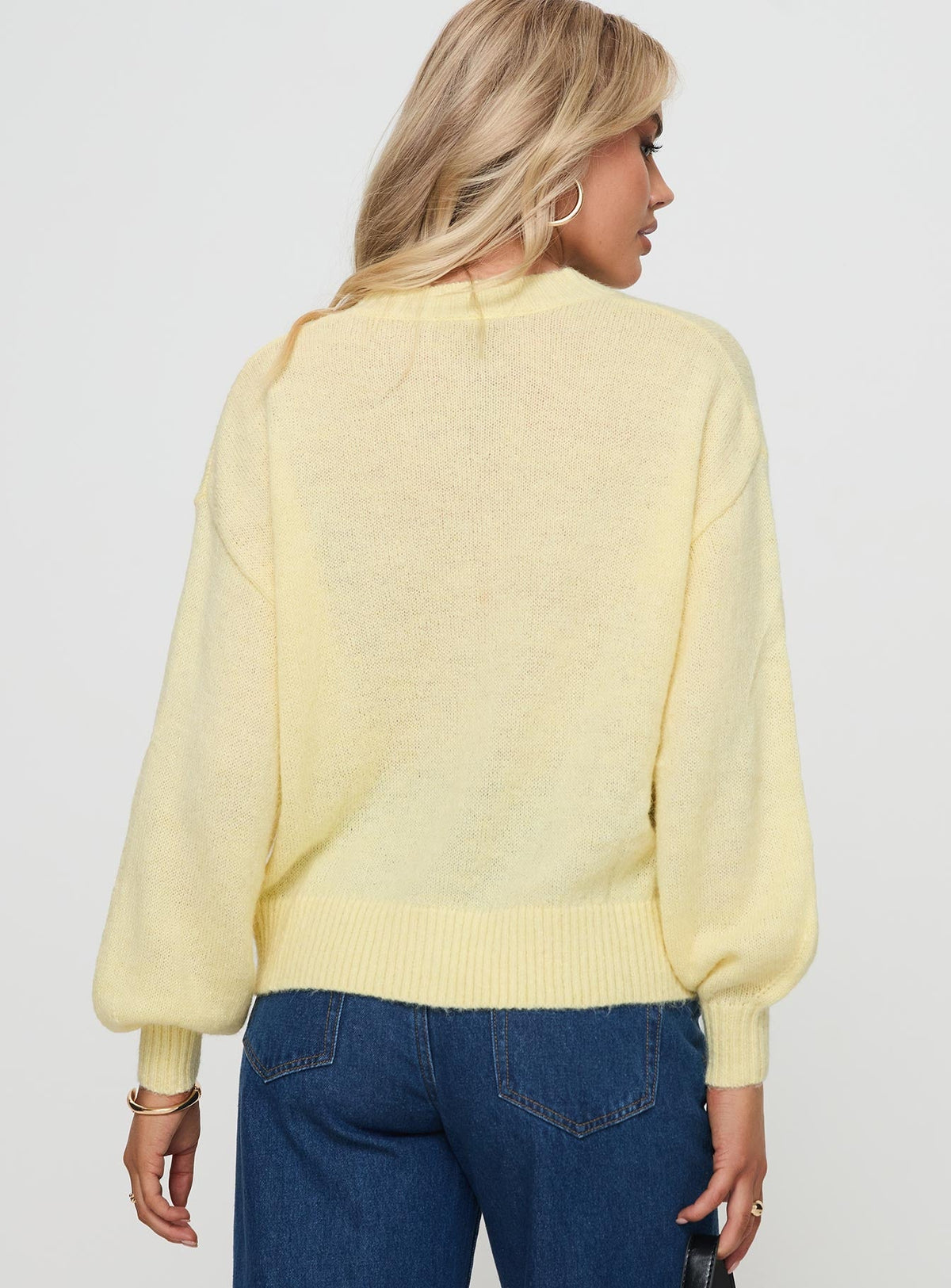 Women's Sunbeam Cardigan Yellow — Sweater