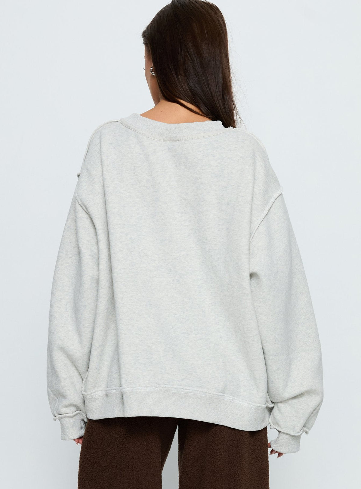 Women's When In Indiana Jumper Grey — Sweater