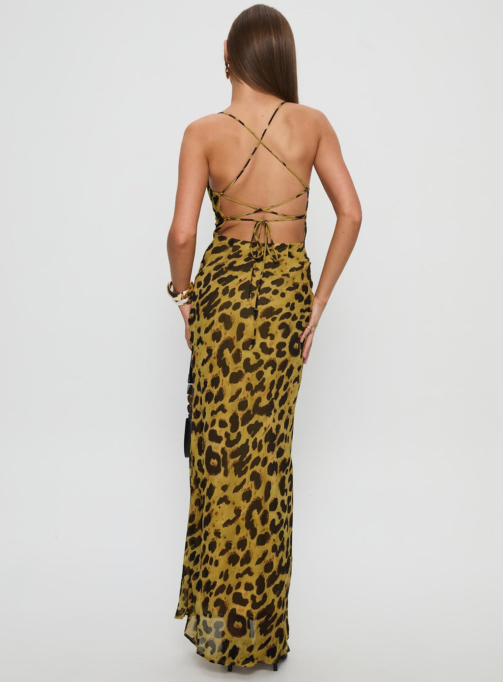 Women's Celena Maxi Dress Leopard — Dress