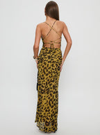 Women's Celena Maxi Dress Leopard — Dress