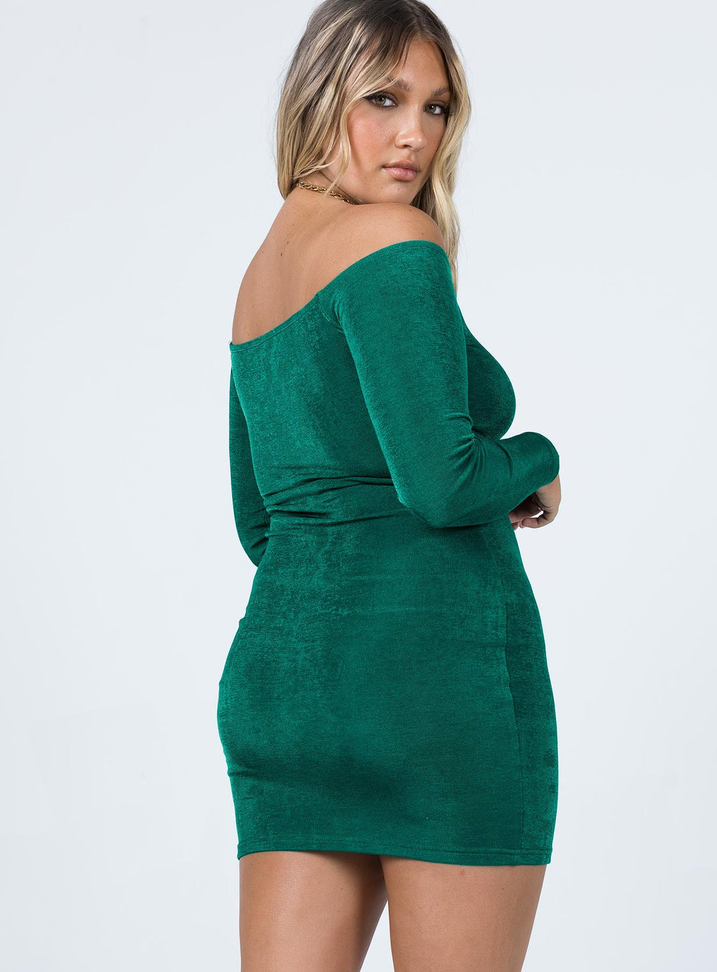 Women's Estelle Mini Dress Green — Dress
