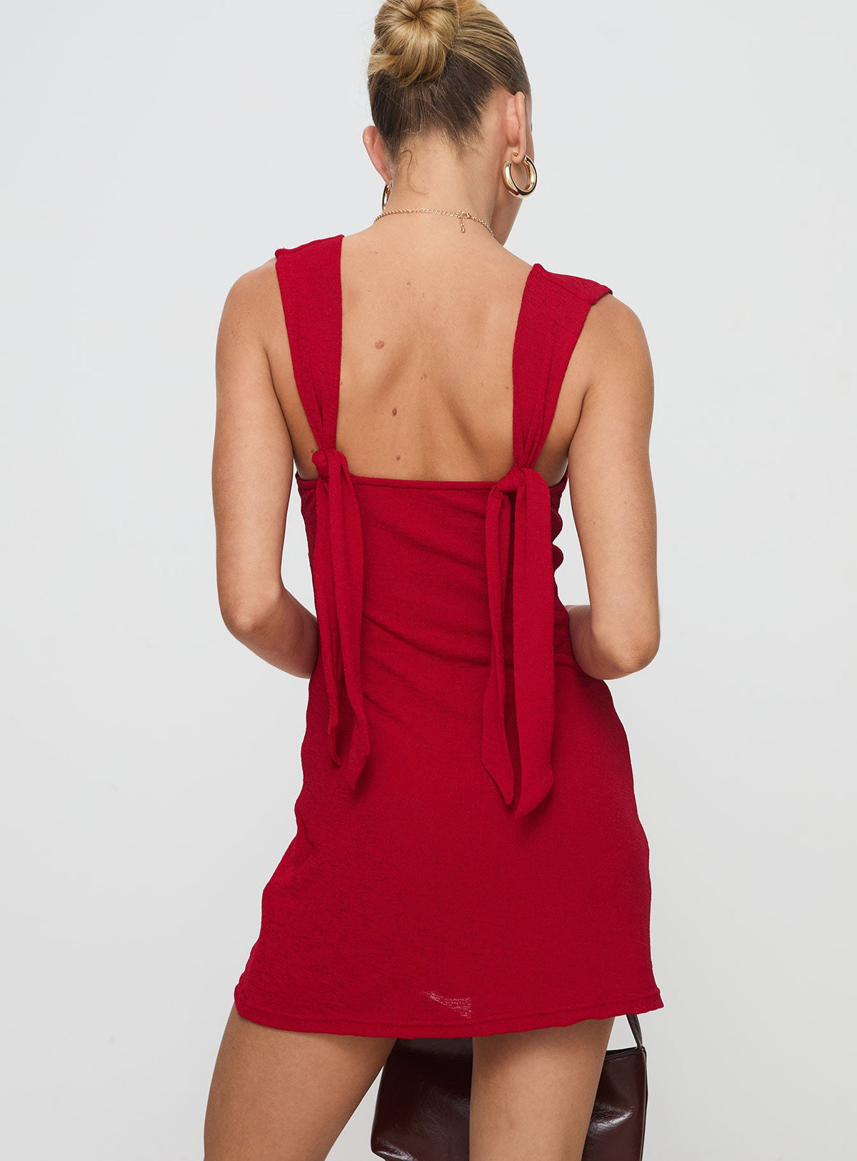 Women's Steward Mini Dress Red Petite — Dress