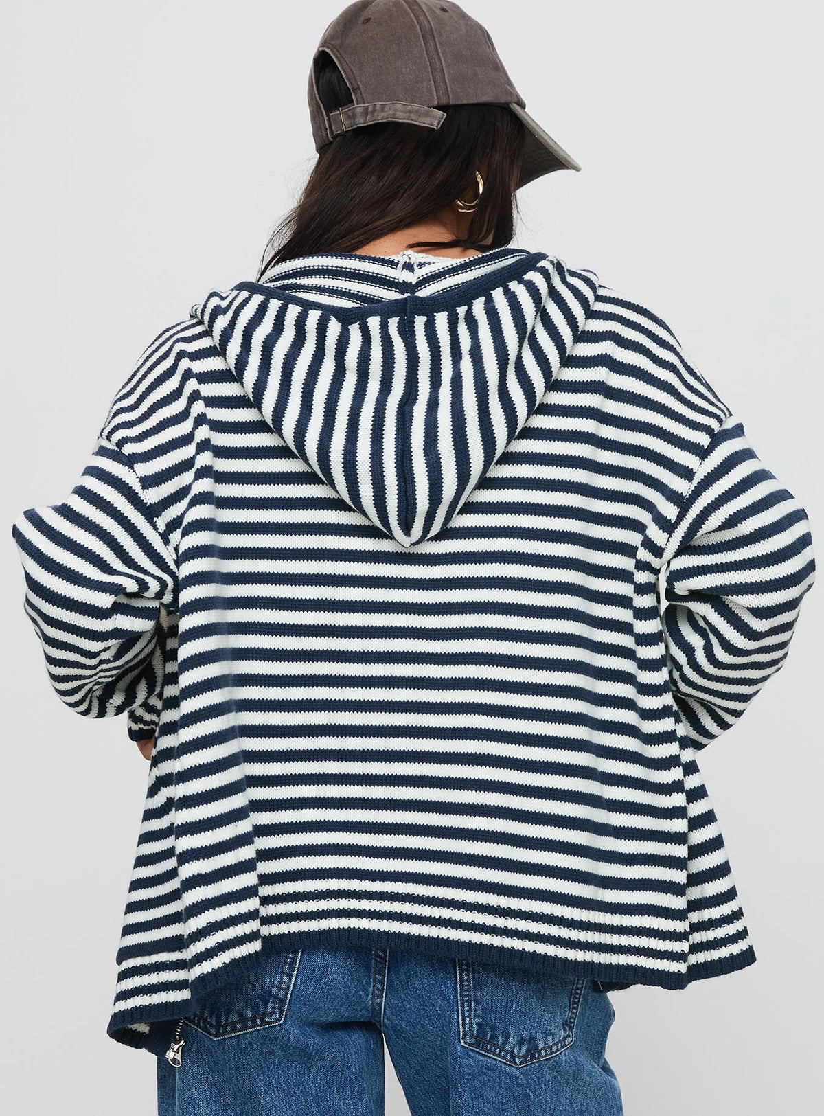 Women's Brienna Zip Jacket Navy — Sweater