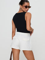 Women's Deuce Split Skort White — Skirt