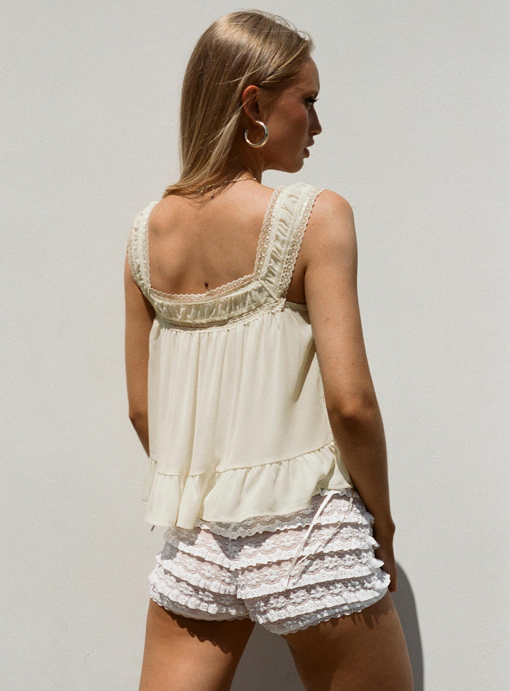 Women's Eluisa Lace Top Cream