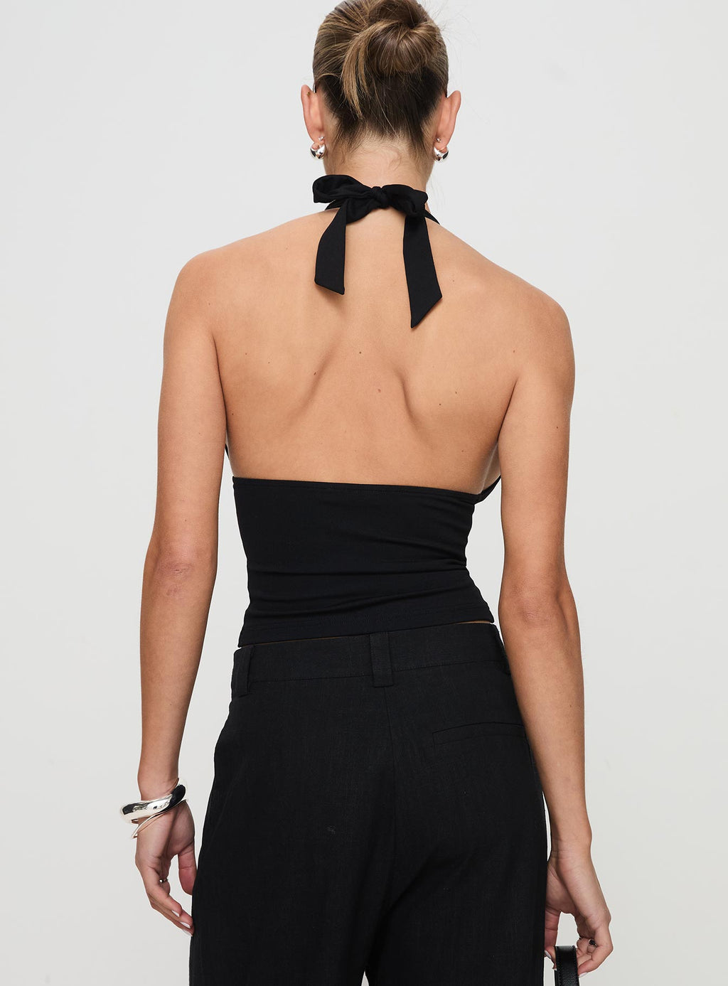 Women's Whimsy Halter Top Black