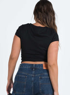 Women's Heartbreak Tee Black