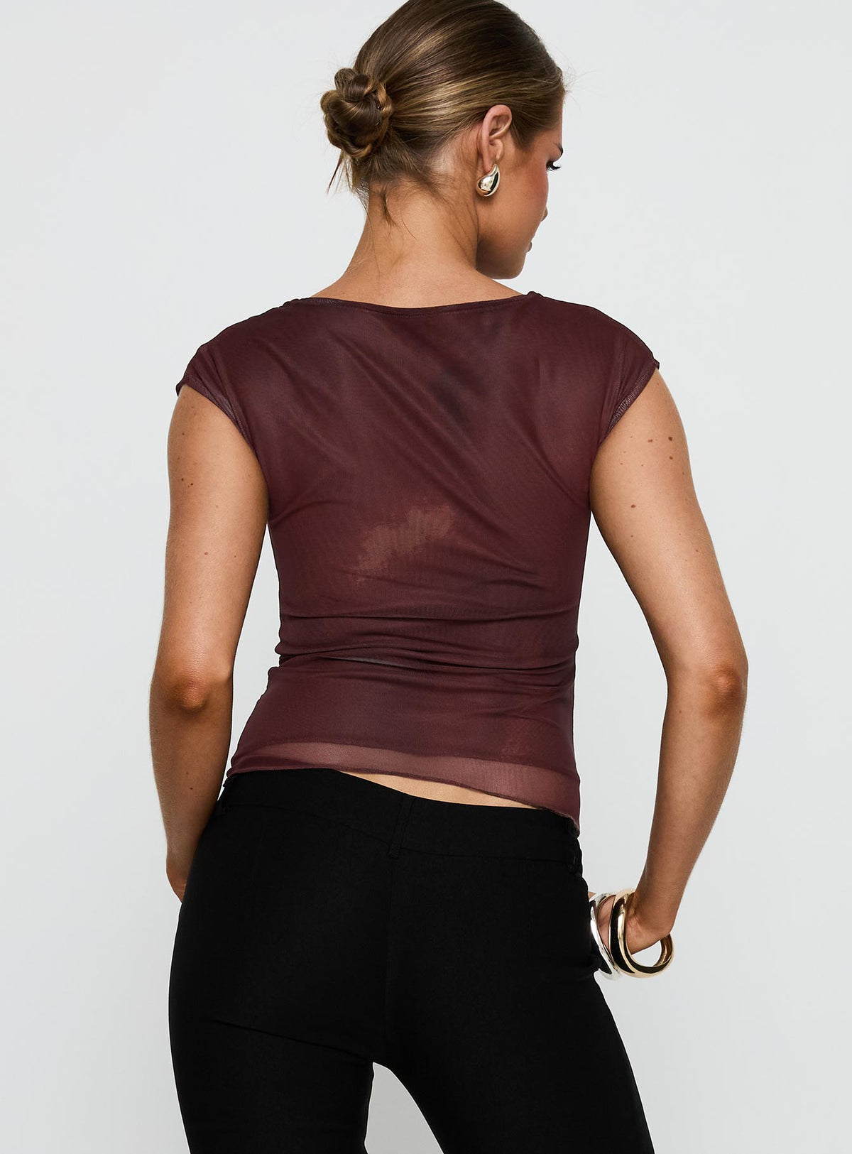 Women's Nova Top Brown