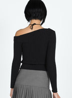 Women's Jaybell Cold Shoulder Sweater Black